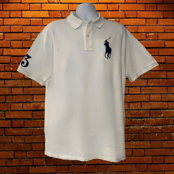 Polo Ralph Lauren White Big Pony #3 Polo Shirt - Men’s Size 1XB | Classic Fit - Picture 1 of 13